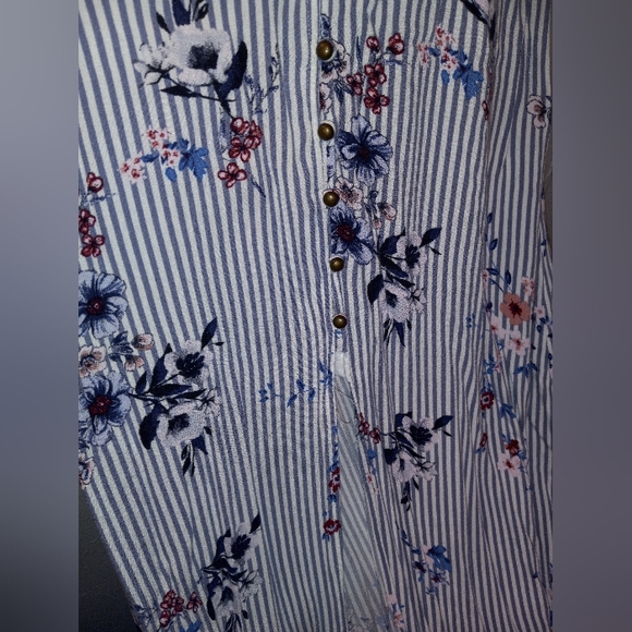 Maurices Button Down Floral Maxi Dress - Picture 5 of 7